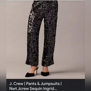 J.Crew Ingrid Sequin Pants